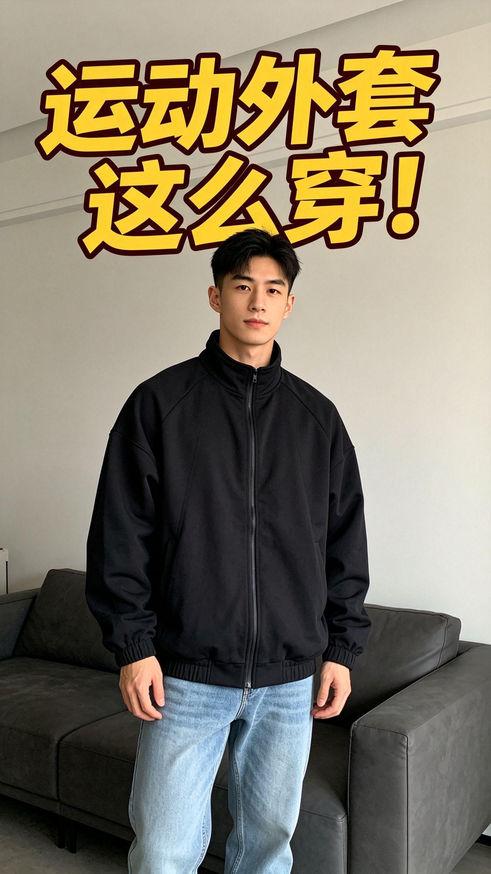 运动外套这么穿!日常出门真的很省事❗